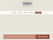 Tablet Screenshot of erwinmill.com